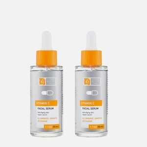 Vitamin C Facial Serum By Global Bea8uty Care Anti-Aging Skin Repair- 2 Bottles